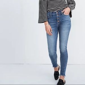 Madewell 10” High Rise Skinny Jeans Cordova  27P